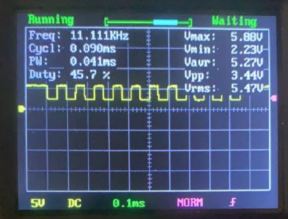 oscilloscope with PS2